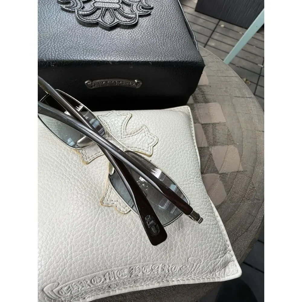 Chrome Hearts Velvedere-D Sunglasses Rare Vintage Wood Temple Eyewear Japan